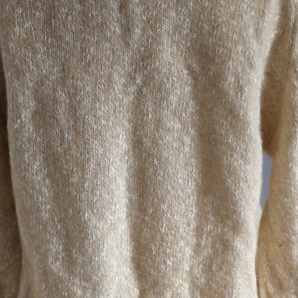 Vintage Classic Knit Raglan Wool Cotton Blend  Sweater from Scotland Unisex M/L - Picture 8 of 8